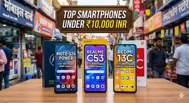 Top 10 Best Smartphones Under ₹10,000 in India (March 2026) , Ranked & Reviewed