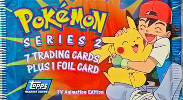 Booster topps série 2 sacha et pikachu