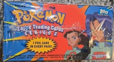 Display Topps Pokémon series 2 US côté droit
