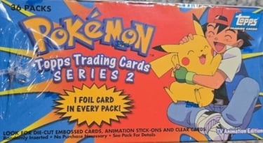 displayTopps Pokémon series 2 US coté gauche