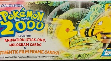 Display Topps Pokémon The Movie 2000 côté droit
