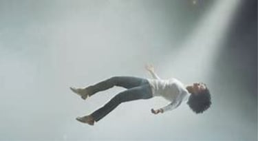 women flying