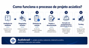 Projeto acústico etapas