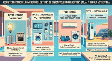 types de disjoncteurs