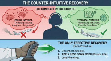 a person holding a remote control system in front of a picture of a person with