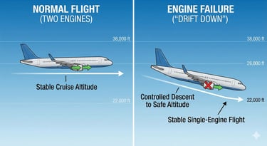 a diagram of a plane with a plane flying through the sky