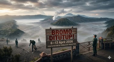 Bromo Ditutup
