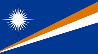 Flag of the Marshall Islands.