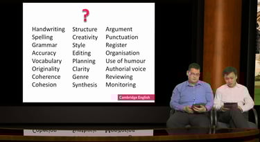 Writing assessment, how to from Cambridge