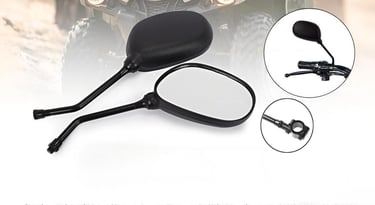 Motorcycle Rearview Mirror & Handle Grips