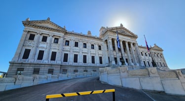 Uruguay's Parliament in Montevideo