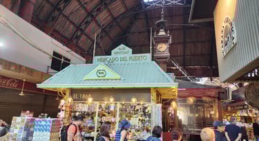 Easy walk from the port and all the meat you can eat in Montevideo, Uruguay!