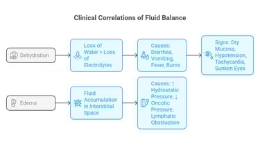 clinical correlation of fluid balance