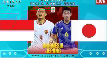 laga timnas indonesia vs jepang 