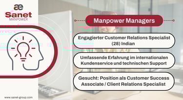 Engagierter Customer Relations Specialist
