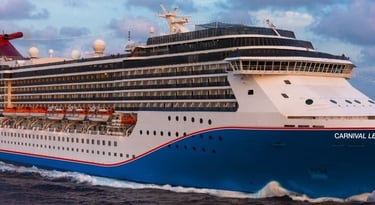 The Carnival Legend cruise ship.