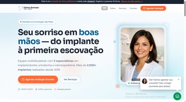 Landing page para geração de leads