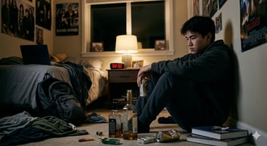 Consumo de alcohol y drogas en adolescentes
