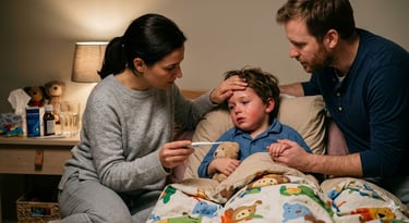 Manejo de la fiebre de los niños en casa