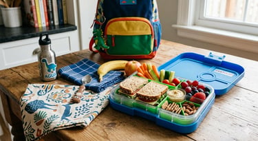 Lonchera saludable que come mi hijo en el colegio