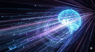 data traveling through a fiber cable