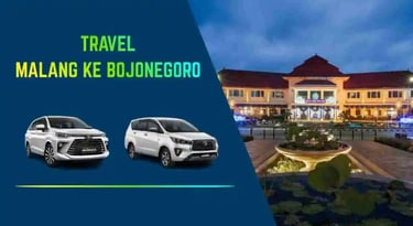 Travel Malang ke Bojonegoro pakai mobil Innova dan Avanza, warna putih