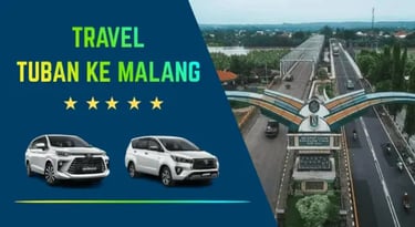 Travel Tuban ke Malang pakai mobil Innova dan Avanza, warna putih