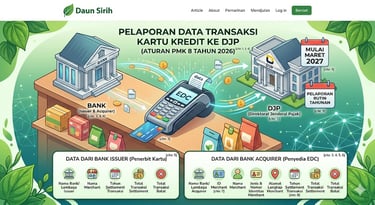 Infografis aturan PMK 8 tahun 2026 kartu kredit tentang kewajiban bank lapor