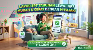 cara lapor spt tahunan lewat hp