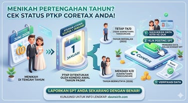 cara tambah tanggungan istri coretax