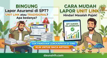 cara lapor asuransi unit link di spt tahunan
