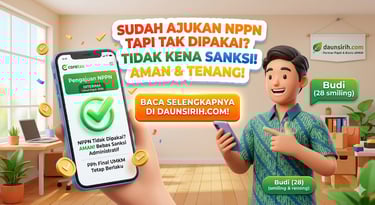 sudah daftar nppn tidak dipakai