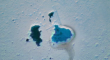 water in the a salt desert