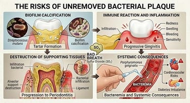 The Risks of Uneliminated Bacterial Plaque