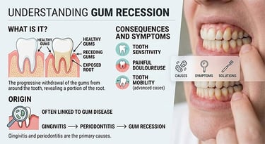 Gum Recession infographic
