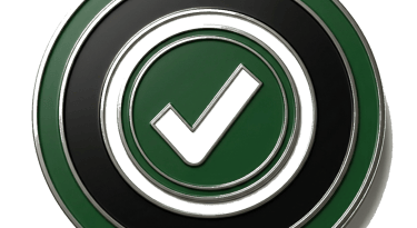 Checkmark icon, symbolising verification, approval, and compliance.