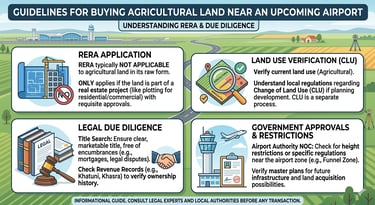 rera rules for buying agricultural land near jewar airport