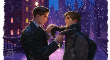 illustration couple mignon gay lgbt