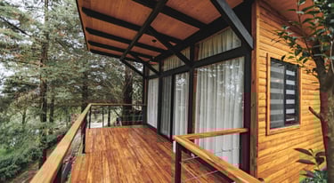 Chalets en el bosque