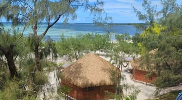 Bungalow en bord de mer à Ocean Lodge à la baie de Sakalava Madagascar