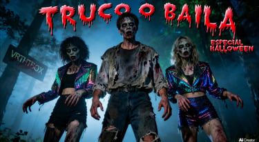 canción TRUCO O BAILA, disco, dance, halloween. VRTHTBOX