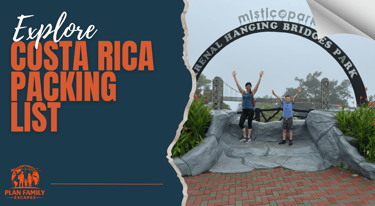 costa rica packing guide in august