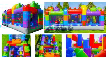 Block Party Obstacle Course Run-Through. Bookings 832-216-8423