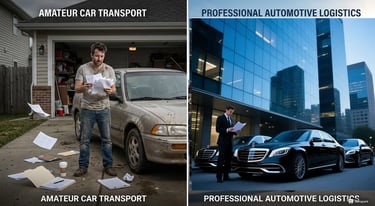 Convoyage automobile professionnel vs amateur : différence de fiabilité et de sécurité`