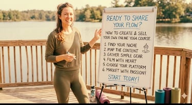 How to Create and Sell Your Own Online Yoga Course