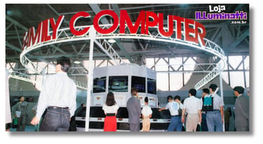 Area do Family Computer no evento Nintendo Shoshinkai 1990
