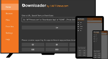 Downloader app on chromecast