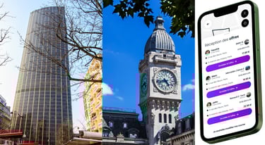 Gare de Lyon à Gare Montparnasse en Taxi