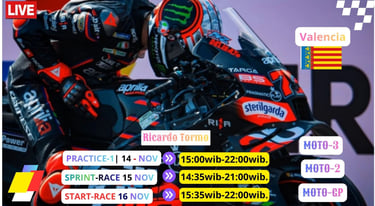 jadwal motogp valencia 2025