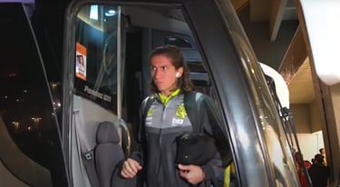 Filipe Luís em 2019 antes da partida contra o Inter na Libertadores.